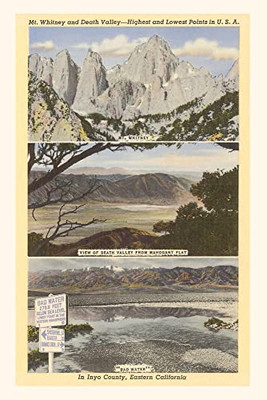 The Vintage Journal Mt. Whitney, Death Valley (Pocket Sized - Found Image Press Journals)