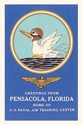 Vintage Journal 'Naval Air Center, Pensacola, Florida, Duck With Goggles (Pocket Sized - Found Image Press Journals)