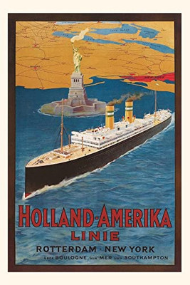 Vintage Journal Oceanliner, Statue Of Liberty, New York City (Pocket Sized - Found Image Press Journals)