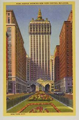 Vintage Journal Park Avenue, New York Central Building, New York City (Pocket Sized - Found Image Press Journals)