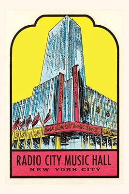 Vintage Journal Radio City Music Hall, New York (Pocket Sized - Found Image Press Journals)