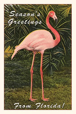 Vintage Journal Season Greetings From Florida, Flamingo (Pocket Sized - Found Image Press Journals)