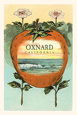 The Vintage Journal Strawberry With Ocean Scene Inside, Oxnard, California (Pocket Sized - Found Image Press Journals)