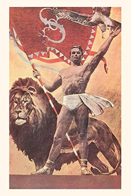 Vintage Journal Strongman With Falcon And Lion (Pocket Sized - Found Image Press Journals)