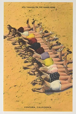 The Vintage Journal Suntanning On Sand, Ventura (Pocket Sized - Found Image Press Journals)