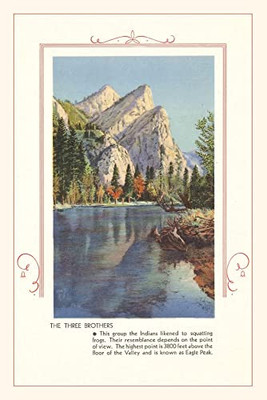 The Vintage Journal The Three Brothers, Yosemite (Pocket Sized - Found Image Press Journals)