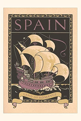 Vintage Journal Travel Poster For Spain (Pocket Sized - Found Image Press Journals)