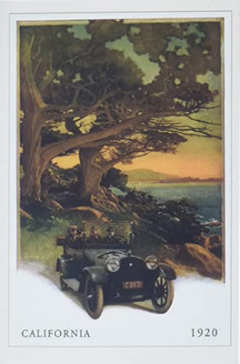 The Vintage Journal Two Couples In Model T On California Coastline (Pocket Sized - Found Image Press Journals)