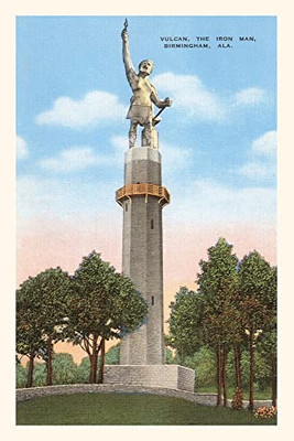 Vintage Journal Vulcan Statue, Birmingham (Pocket Sized - Found Image Press Journals)