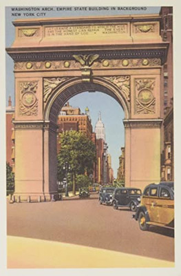 Vintage Journal Washington Arch, Empire State Building (Pocket Sized - Found Image Press Journals)