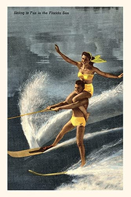 Vintage Journal Water Skiers, Florida (Pocket Sized - Found Image Press Journals)