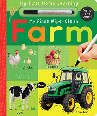 My First Wipe-Clean Farm: Write And Learn! (My First Home Learning)