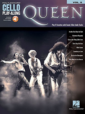 Queen: Cello Play-Along Volume 8 (Hal-Leonard Cello Play-Along)
