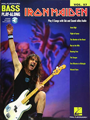 Iron Maiden: Bass Play-Along Volume 57 (Hal Leonard Bass Play-along)