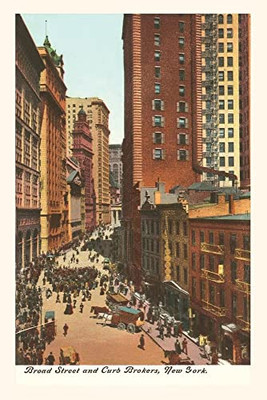 Vintage Journal Broad Street, Curb Brokers, New York City (Pocket Sized - Found Image Press Journals)