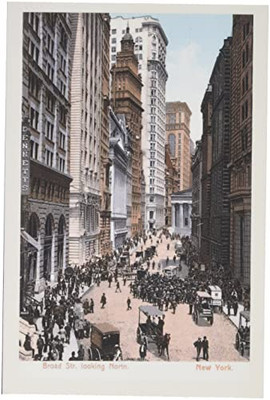 Vintage Journal Broad Street, New York City (Pocket Sized - Found Image Press Journals)