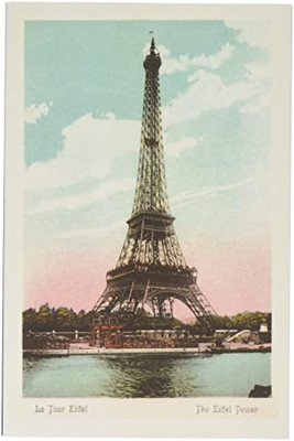 Vintage Journal Eiffel Tower And Seine (Pocket Sized - Found Image Press Journals)