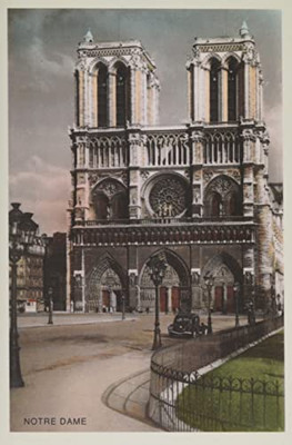 Vintage Journal Facade Of Notre Dame Cathedral (Pocket Sized - Found Image Press Journals)