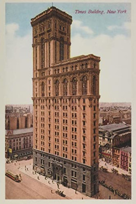 Vintage Journal Times Building, New York City (Pocket Sized - Found Image Press Journals)