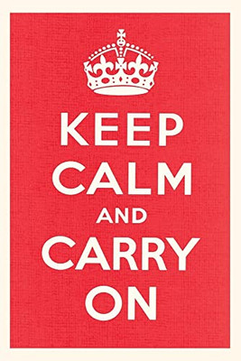 Vintage Journal Keep Calm And Carry On (Pocket Sized - Found Image Press Journals)