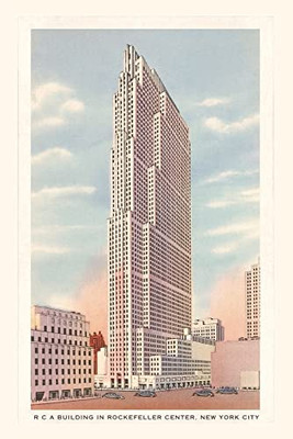Vintage Journal Rca Building, Rockefeller Center, New York City (Pocket Sized - Found Image Press Journals)