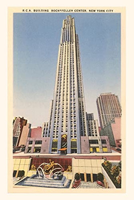 Vintage Journal Rca Building, Rockefeller Center, New York City (Pocket Sized - Found Image Press Journals)