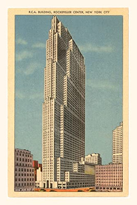 Vintage Journal Rca Building, Rockefeller Center, New York City (Pocket Sized - Found Image Press Journals)