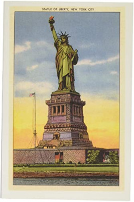 Vintage Journal Statue Of Liberty, New York City (Pocket Sized - Found Image Press Journals)