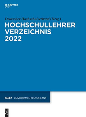 Universitäten Deutschland (Hochschullehrer Verzeichnis) (German Edition)