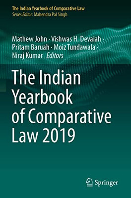 The Indian Yearbook Of Comparative Law 2019