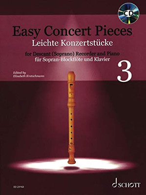 Easy Concert Pieces, Book 3 21 Pieces from 5 Centuries Descant Recorder ...