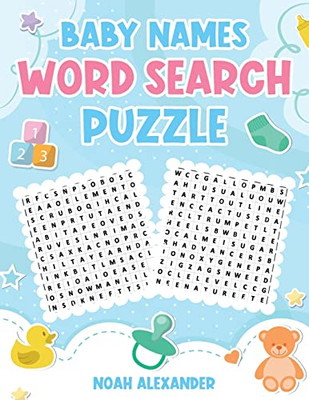 Baby Names Word Search Puzzle: Find Your Babies Name While Playing A Game