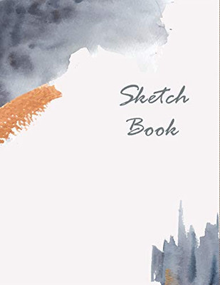 Sketch Book: Large Notebook for Drawing, Painting, Writing, Sketching or Doodling, 8.5x11 White Paper (Abstract Cover Design vol.18)
