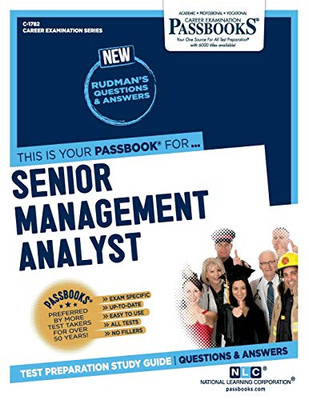 Senior Management Analyst (1782) (Career Examination Series)