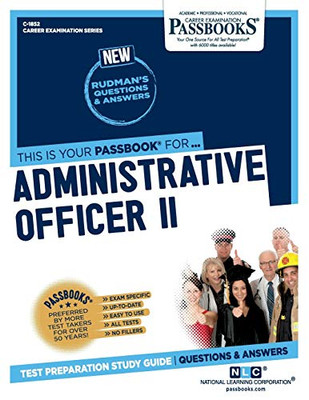 Administrative Officer II (1852) (Career Examination Series)