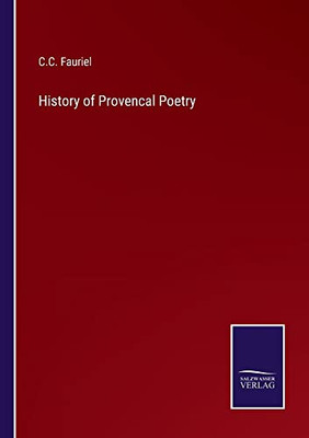 History Of Provencal Poetry