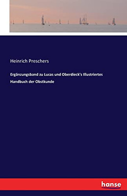 Ergänzungsband Zu Lucas Und Oberdieck's Illustriertes Handbuch Der Obstkunde (German Edition)