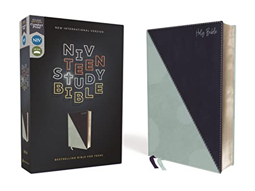 Niv, Teen Study Bible, Leathersoft, Teal, Comfort Print