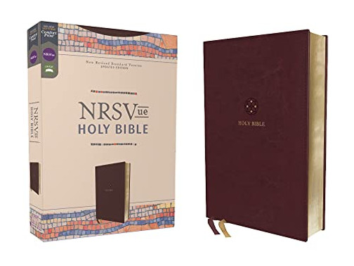 Nrsvue, Holy Bible, Leathersoft, Burgundy, Comfort Print