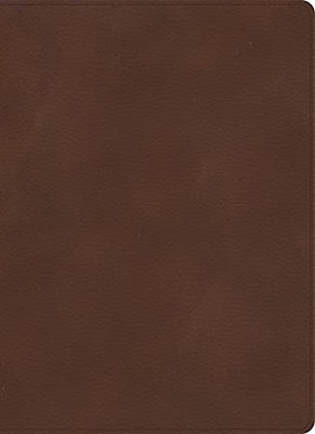 Kjv Single-Column Wide-Margin Bible, Brown Leathertouch