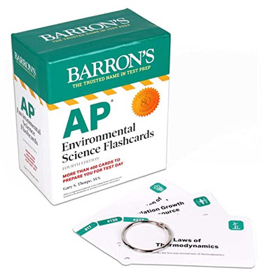 Ap Environmental Science Flashcards, Fourth Edition: Up-To-Date Review + Sorting Ring For Custom Study (Barron's Test Prep)
