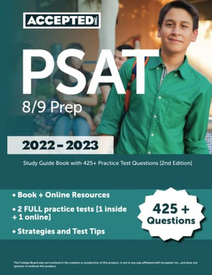 Psat 8/9 Prep 2022-2023: Study Guide Book With 425+ Practice Test Questions [2Nd Edition]