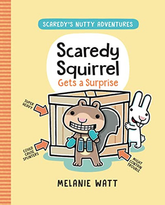 Scaredy Squirrel Gets A Surprise (Scaredy's Nutty Adventures)