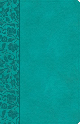 CSB Large Print Personal Size Reference Bible: Knowing & Doing the Will of God - Teal LeatherTouch