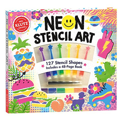 Klutz Neon Stencil Art Craft Kit