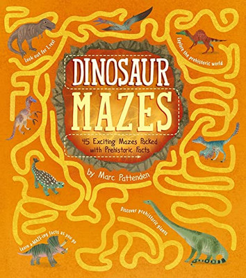 Dinosaur Mazes: 45 Exciting Mazes Packed with Prehistoric Facts (Arcturus Fact-Packed Mazes)