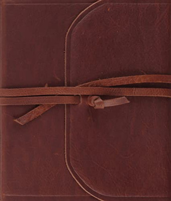 ESV Single Column Journaling Bible (Brown, Flap with Strap)