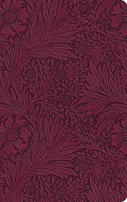 ESV Large Print Value Thinline Bible (TruTone, Raspberry, Floral Design)