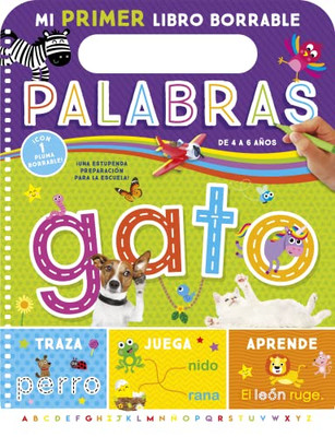 Mi Primer Libro Borrable: Palabras (My First Wipe Clean Book) (Spanish Edition)