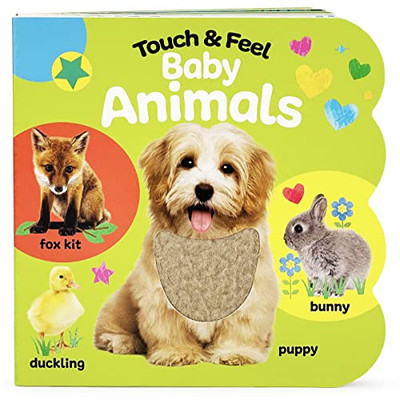 Baby Animals - Touch & Feel Baby Animals - Children's Board Book for Babies and Toddlers, Ages 1-5